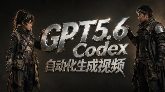 GPT5.6+Codex自动化视频生成：提示词设计×角色设定×封面海报×工作流思路，高效产出AI视频-白蛇网