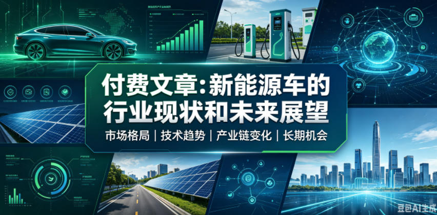 付费文章:新能原车的行业现状和未来展望-白蛇网