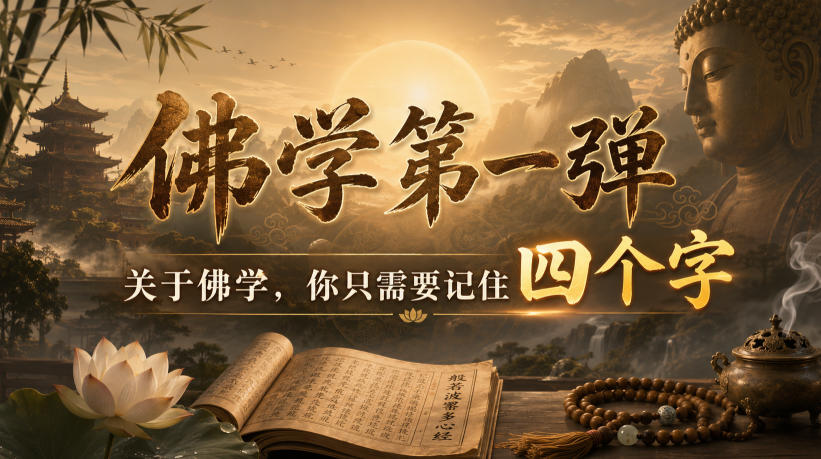 付费文章：佛学第一弹，关于佛学，你只需要记住四个字-白蛇网