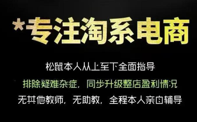 松鼠会电商VIP课程，从基础布局到高阶优化，助你掌握淘宝运营逻辑，提升店铺流量与转化(更新0809)-白蛇网