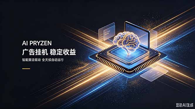 AI Pryzen 广告挂机｜24小时自动跑，日入300-500，新手零门槛-白蛇网