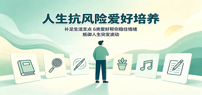 人生抗风险爱好培养:补足生活支点,6类爱好帮你稳住情绪,抵御人生突发波动-白蛇网