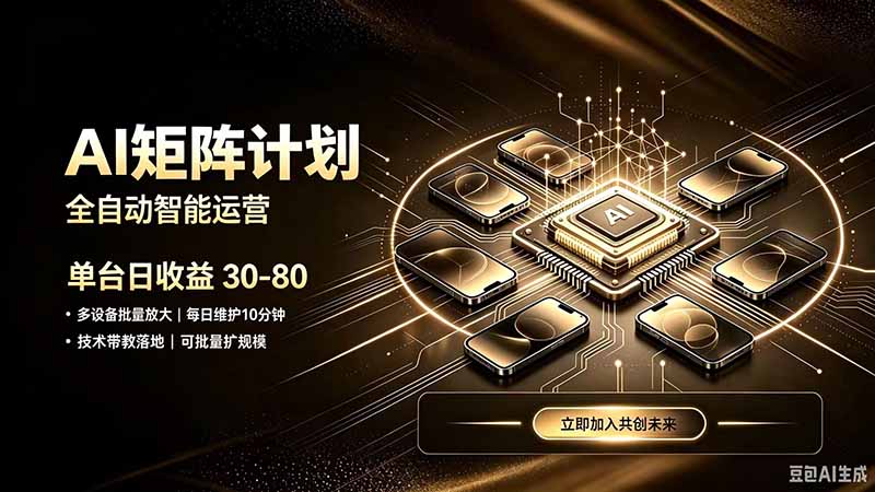 AI智能对话，矩阵规模化创业，全程技术扶持，长久稳定，日入800+-白蛇网