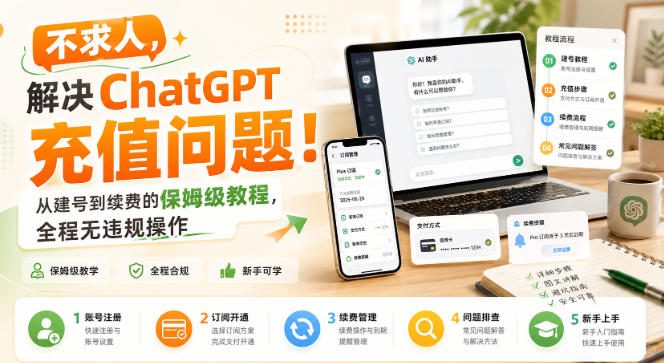 不求人,解决ChatGPT充值问题!从建号到续费的保姆级教程,全程无违规操作-白蛇网