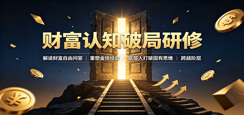 财富认知破局研修：解读”孙割”，重塑金钱观念，底层人打破固有思维跨越阶层-白蛇网