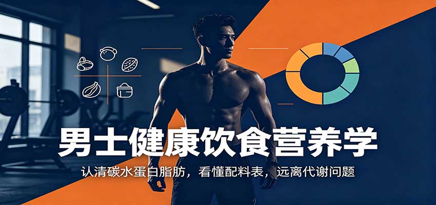 男士健康饮食营养学：认清碳水蛋白脂肪，看懂配料表，远离代谢问题-白蛇网