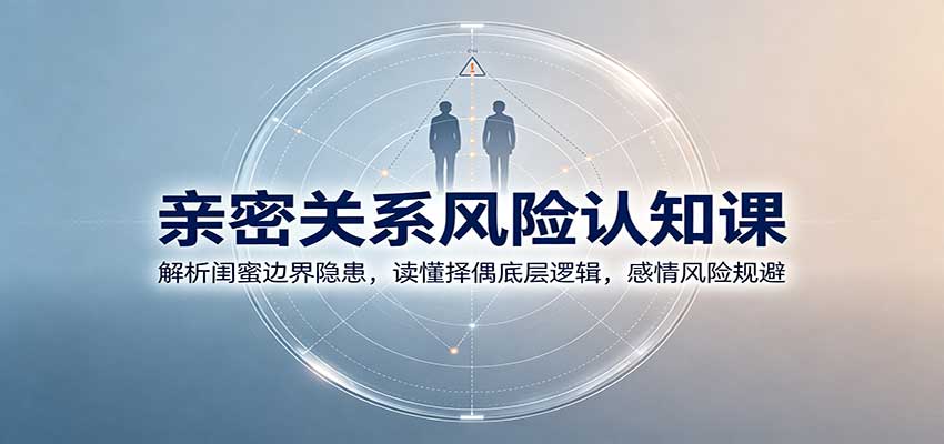 亲密关系风险认知课:解析闺蜜边界隐患,读懂择偶底层逻辑,感情风险规避-白蛇网