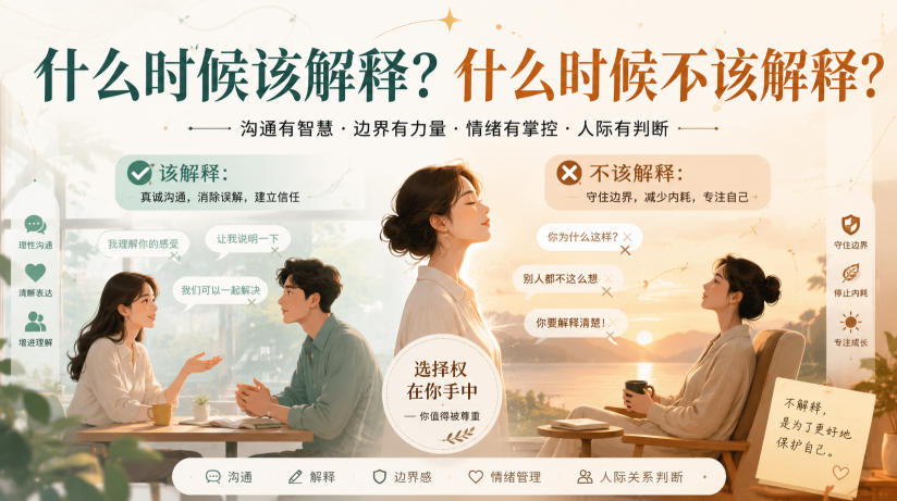 付费文章：什么时候该解释？什么时候不该解释？-白蛇网