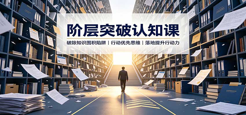 阶层突破认知课:破除知识囤积陷阱,行动优先思维,落地提升行动力-白蛇网