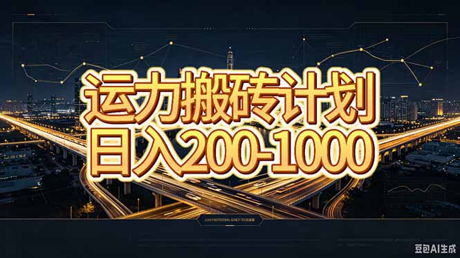 运力搬砖，风口项目。当日收益稳定200-1000。 每天仅需一小时，新人轻松上手。-白蛇网